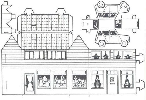 Бумажные макеты зданий