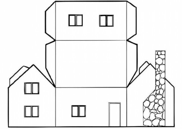 Распечатка домика