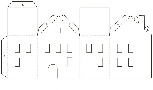 Домик из бумаги