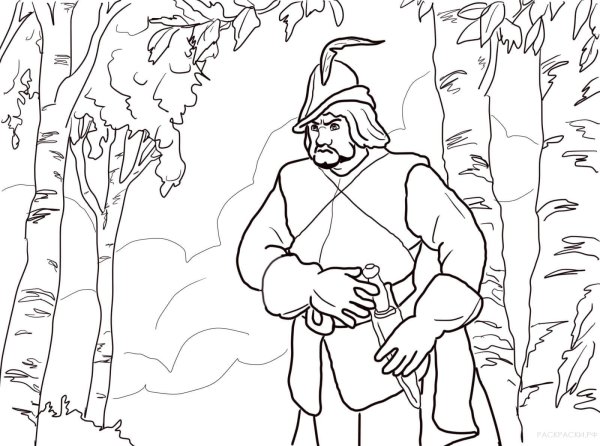 Рисунок к опере Иван Сусанин