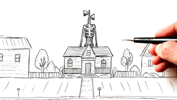 Сирено головый разукрасчить