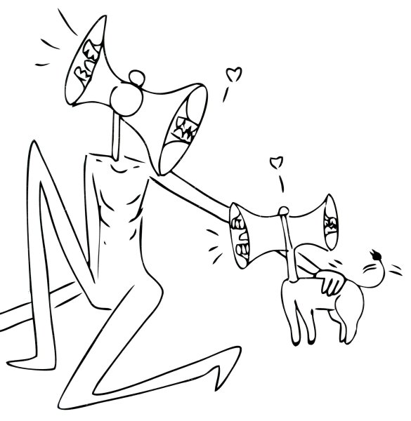 Раскраска силеноголовый