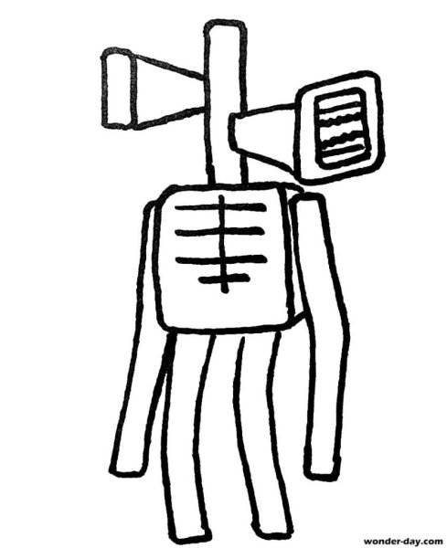 Сиреногловый майнкрафтраскраска