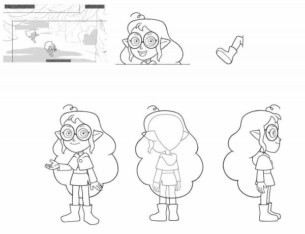 Совиный дом концепт арты