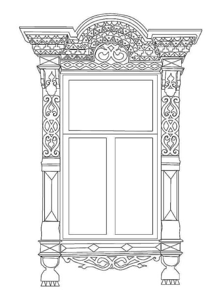 Наличники для рисования