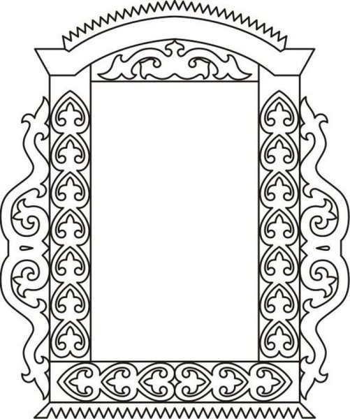 Трафареты наличников