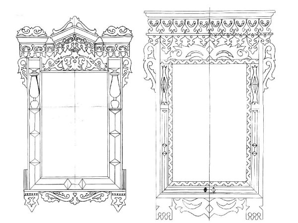 Зарисовки наличников