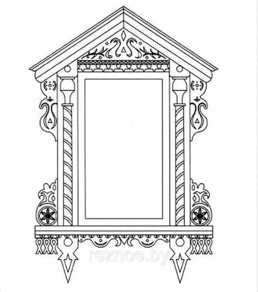 Узоры на оконных наличниках