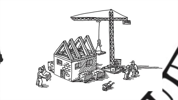 Раскраска стройка