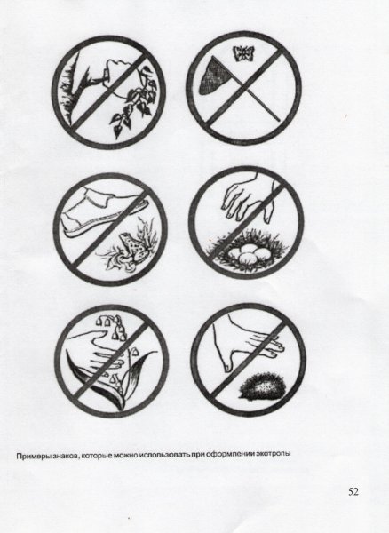 Знаки защиты природы