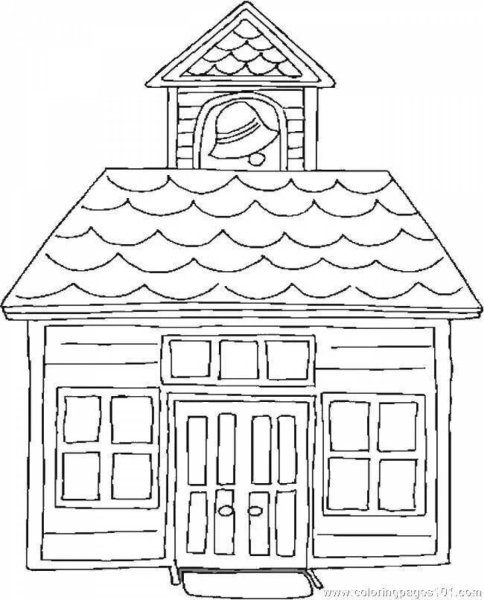 Крыша раскраска