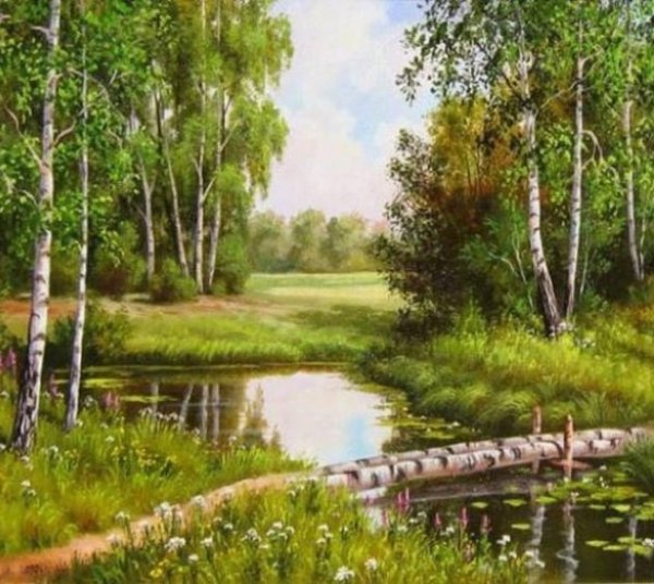 Елена Самарская Березовая роща