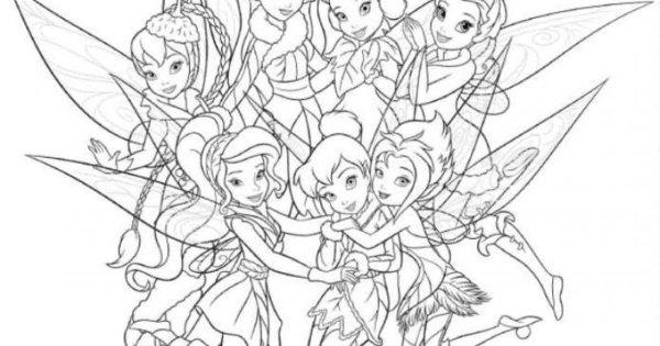 Раскраски феи Дисней Зарина