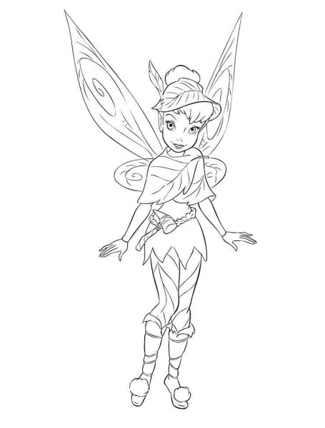 Раскраска Фея Незабудка