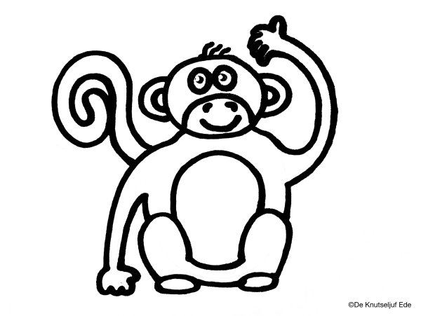 Ma1009, набор для раскрашивания-обезьяна