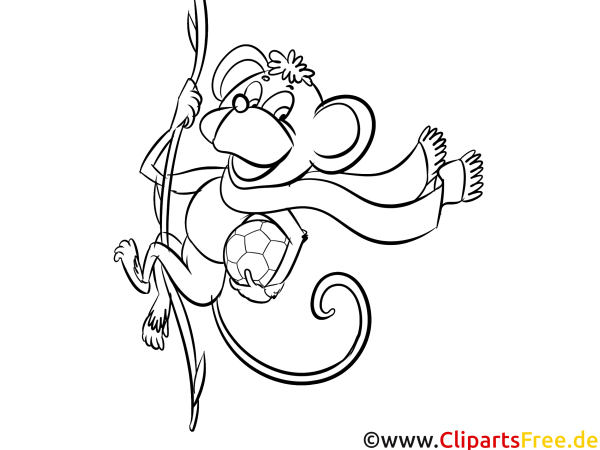 Раскраски Абу обезьянка