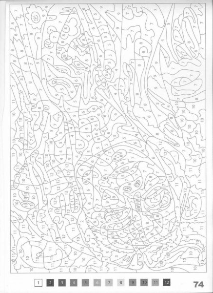 Раскраска les grandes classiques Disney по номерам