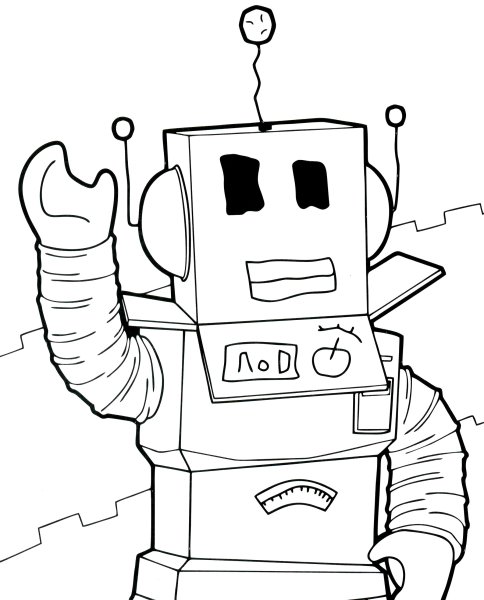 Раскраски РОБЛОКС Поззи аид