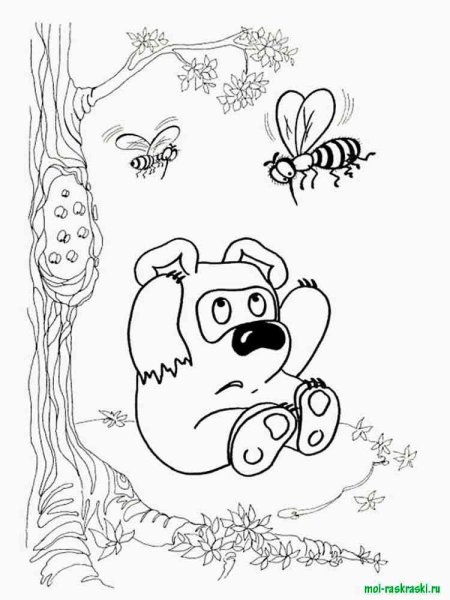 Винни пух раскраска Союзмультфильм