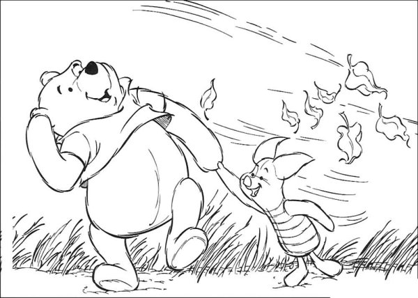 Ветер раскраска