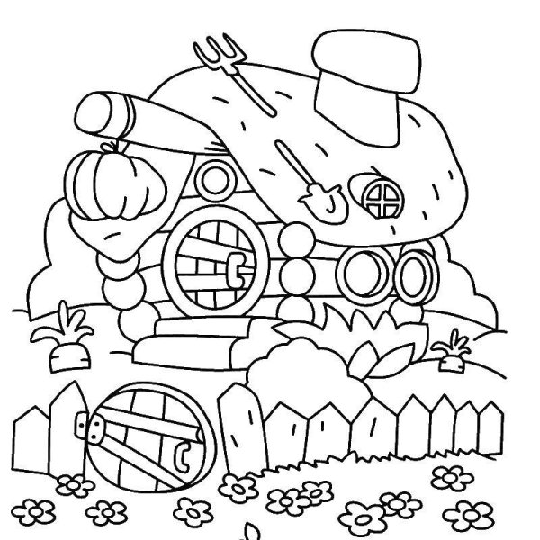 Смешарики домик Копатыча