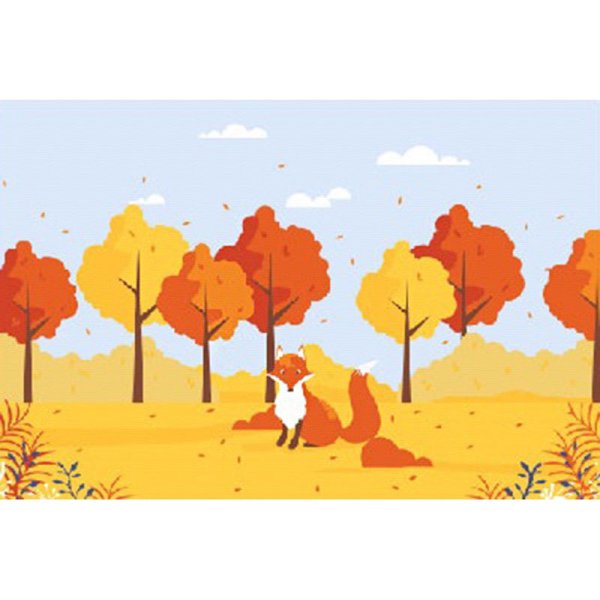 Картина по номерам Paintboy лиса