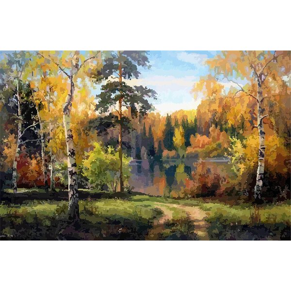 Живопись - Игорь Прищепа - Лесное озеро