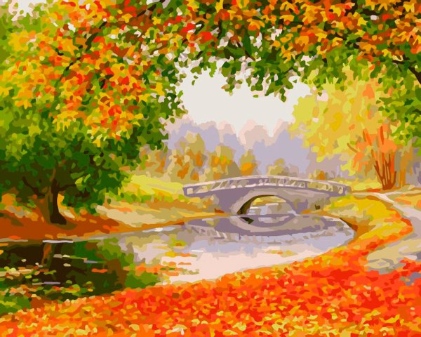 Осенний пейзаж печать