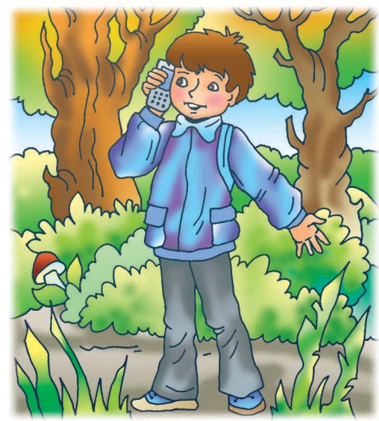 Картинка мальчик заблудился в лесу