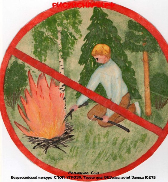 Не разводить костер в лесу