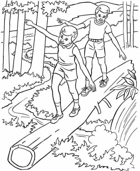 Раскраски лето для мальчиков