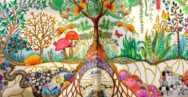 Рисование Волшебный сад