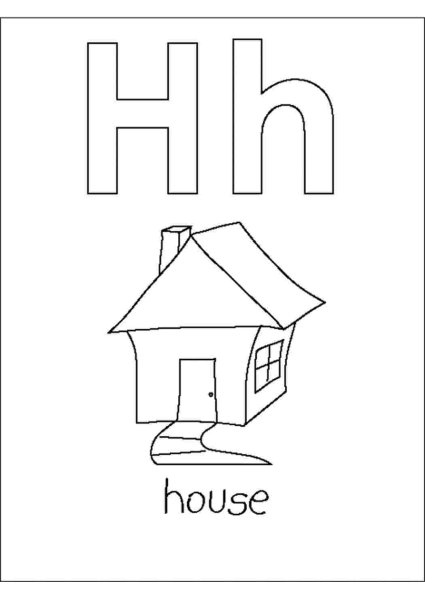 Буква h в английском языке для детей