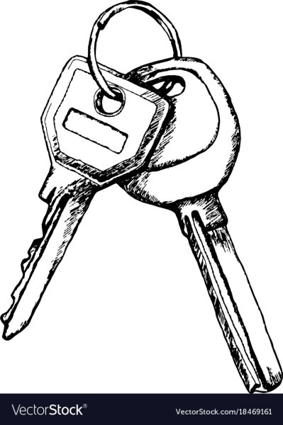 Ключ нарисованный