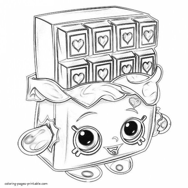 Раскраски для девочек Шопкинс