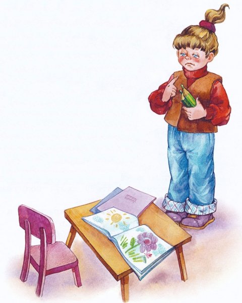 Осеева в классе рисунок