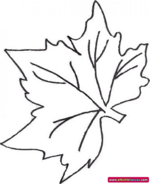 Кленовый лист трафарет для вырезания