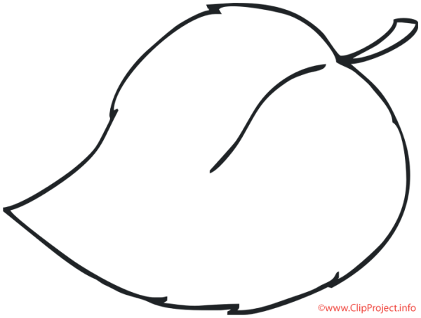 Листья контуры для вырезания