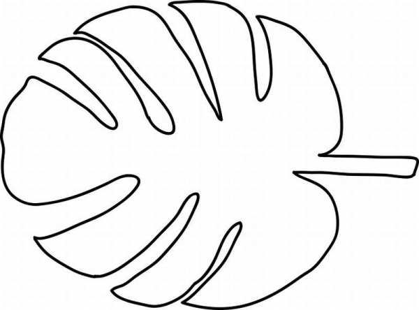 Трафареты "листья"