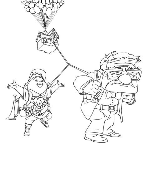 Мультик вверх Рассел