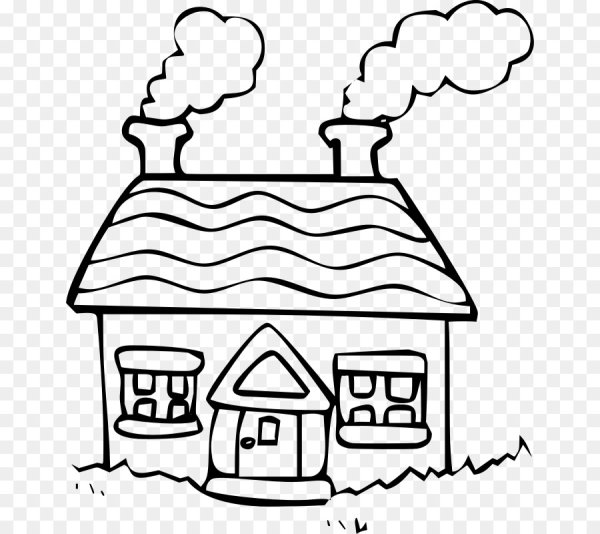 Домик с трубой