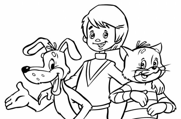 Простоквашино дядя Федор пес и кот