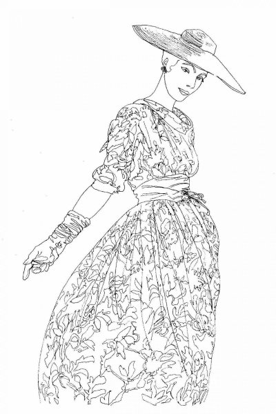 Раскраска мода