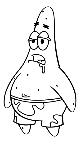 Раскраски губка Боб квадратные штаны и Патрик