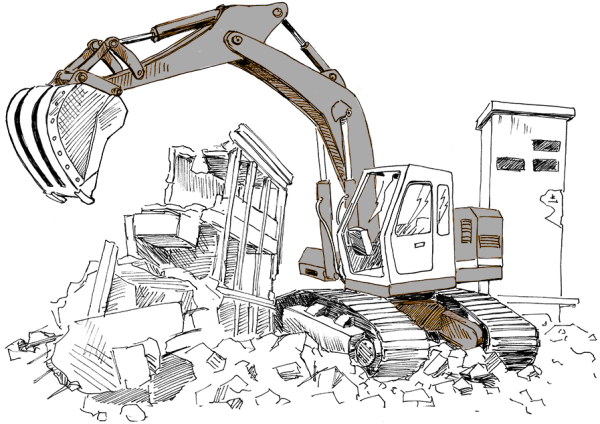 Демонтаж зданий