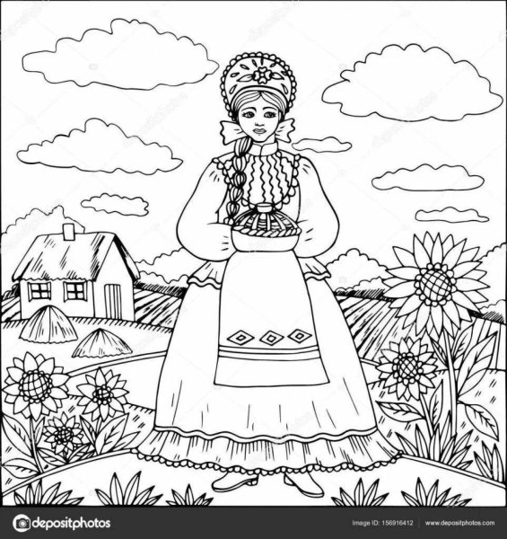 Раскраски на тему казачество