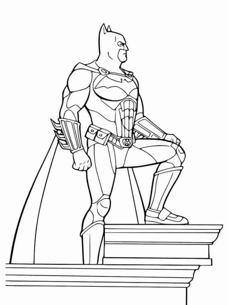 Бэтмен раскраска