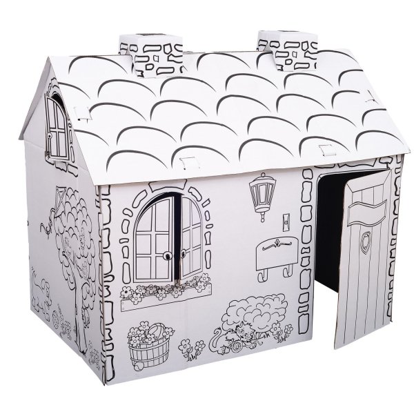 Макет картонного домика