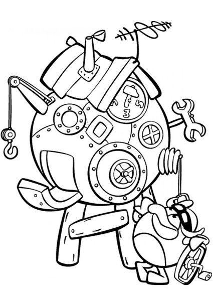 Смешарики домик пина