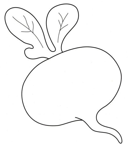 Трафарет "овощи"